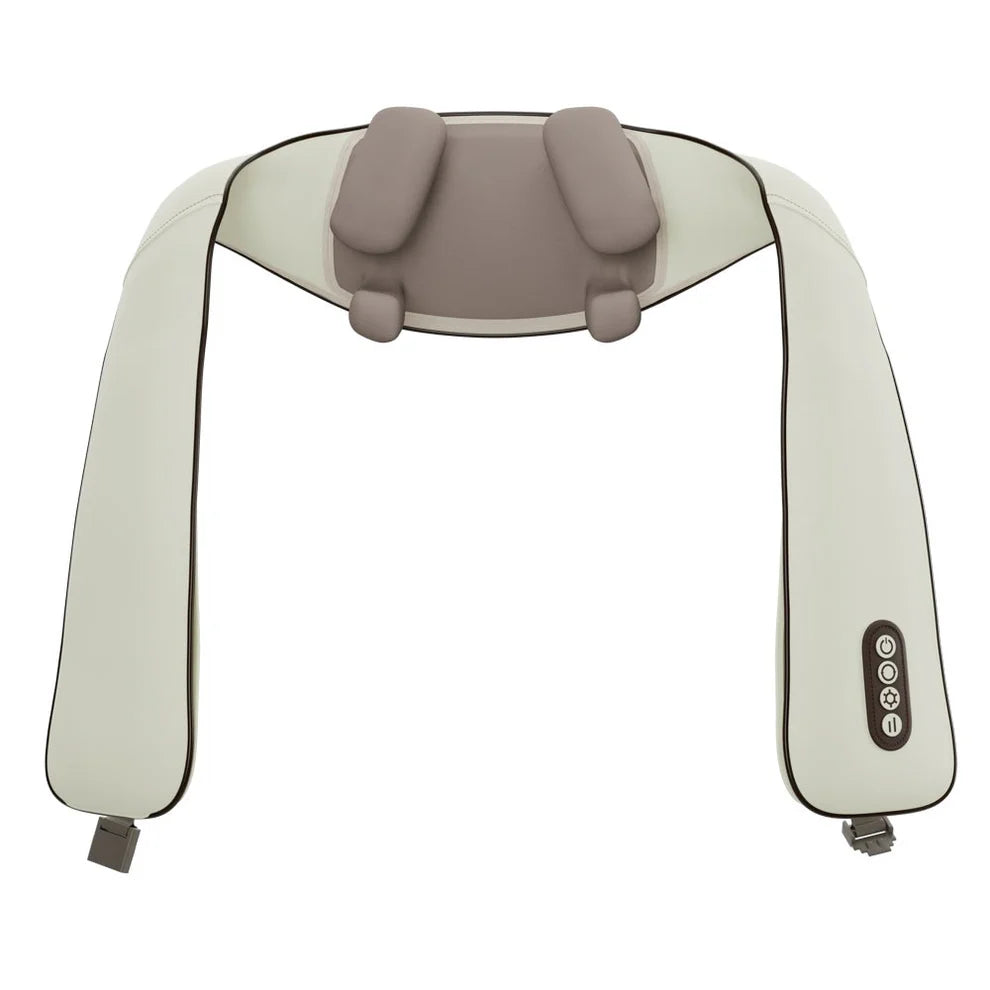 Rechargeable Powerful 5D Shiatsu Back Neck Shoulder Massager Heated Kneading Neck And Shoulder Muscle Relaxing Massage Shawl